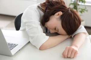 疲れた女性